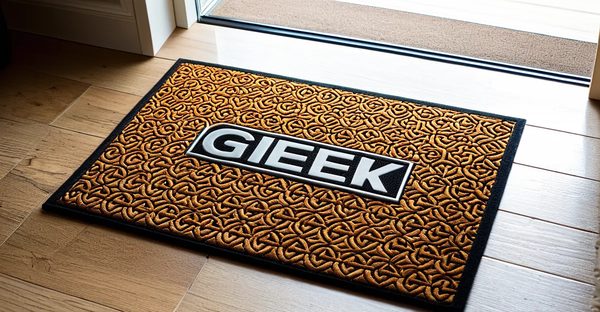 Des paillassons geek pour une entrée originale et fun